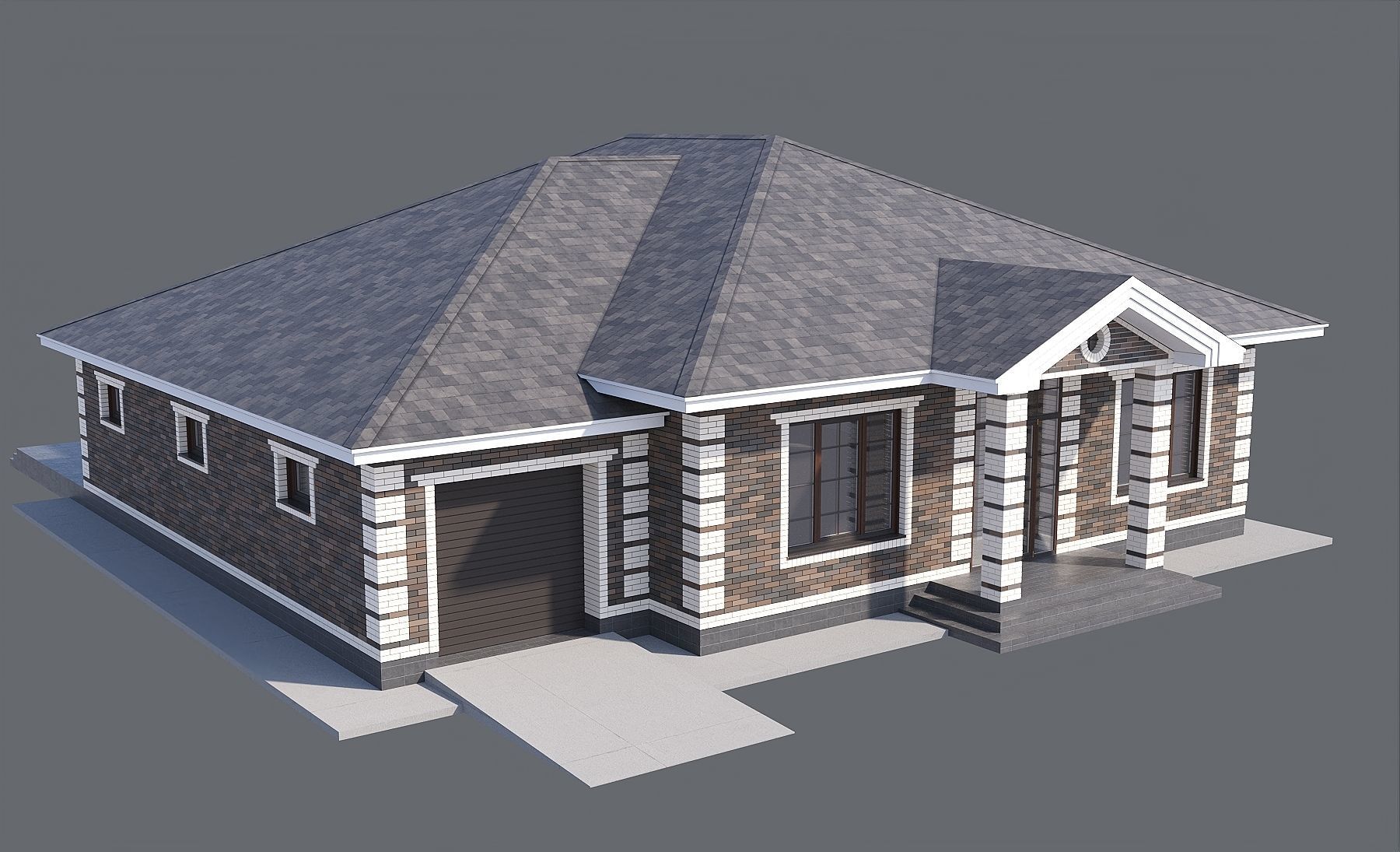 Bavarian House 3D model_6