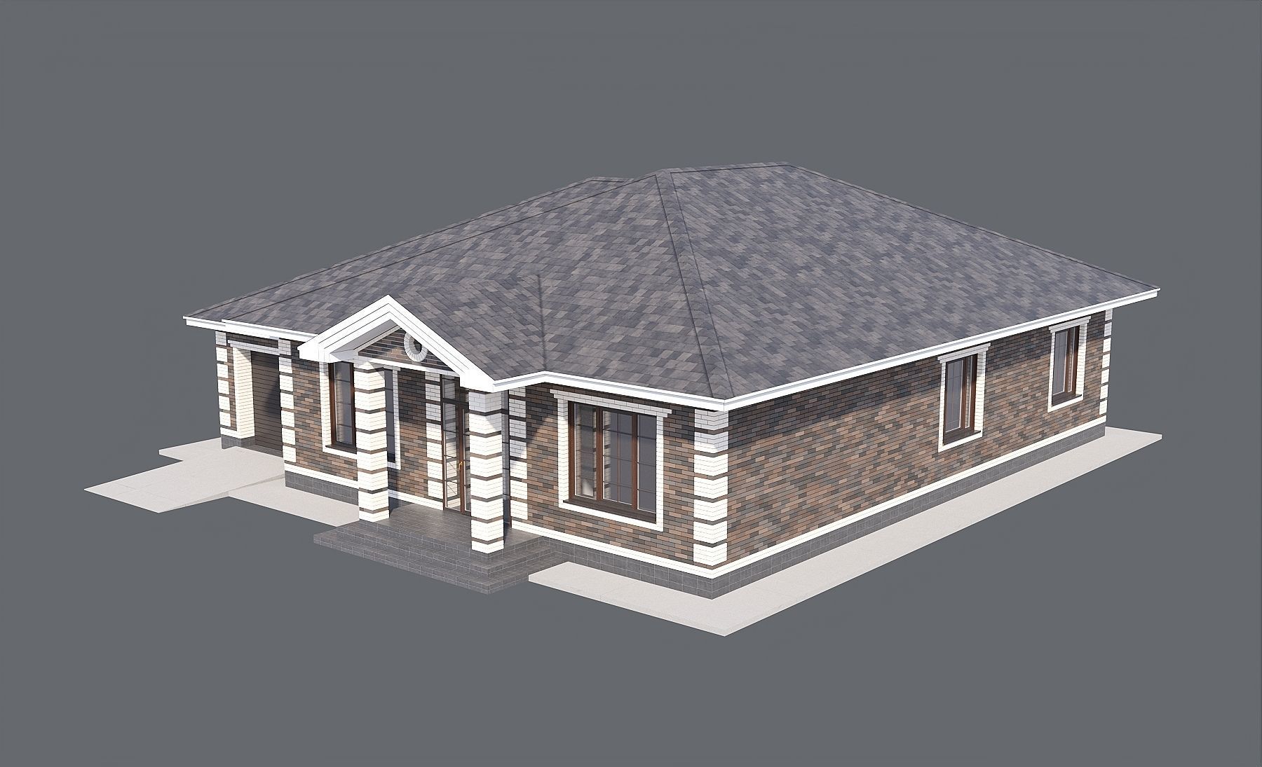 Bavarian House 3D model_7