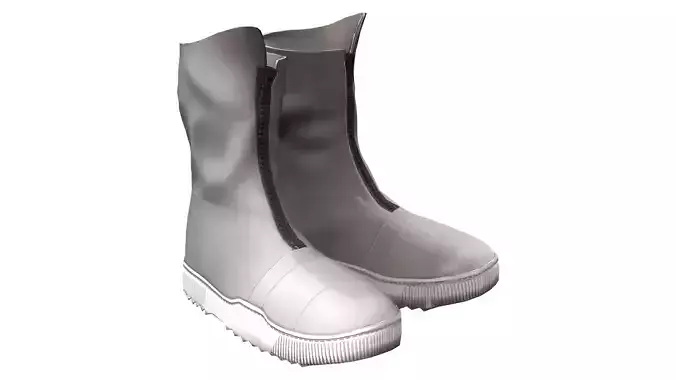 Sand Boots V2 Low-poly 3D model