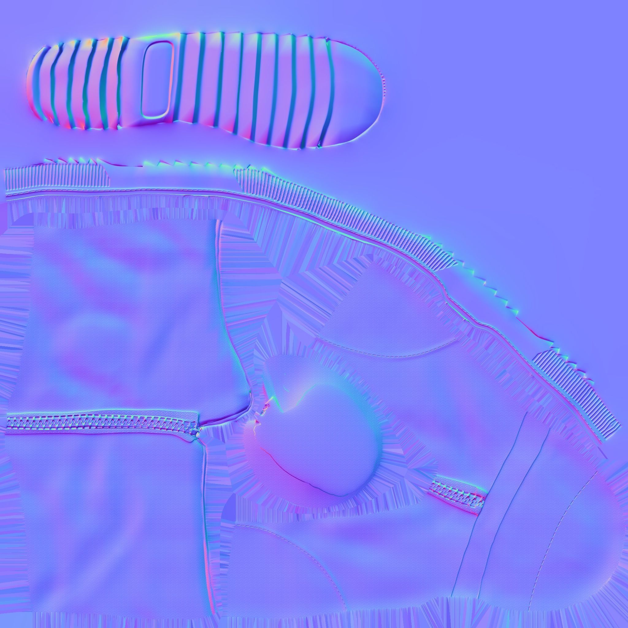 Sand Boots V2 Low-poly 3D model_10