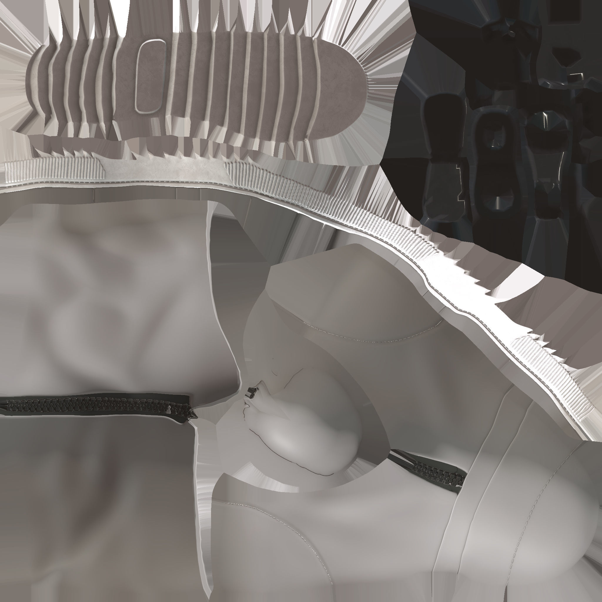 Sand Boots V2 Low-poly 3D model_9