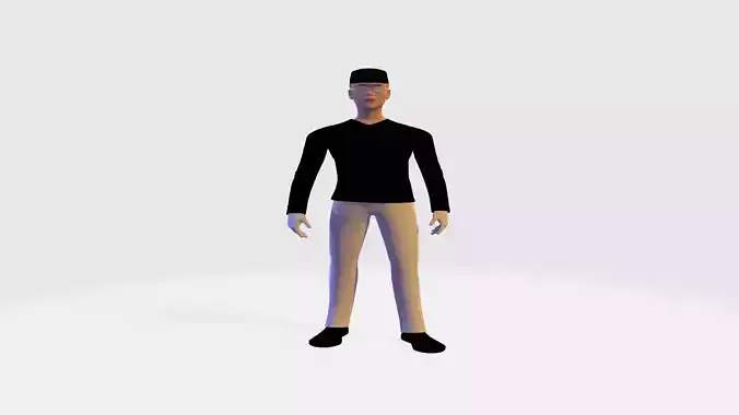 3d Character cartoon man
