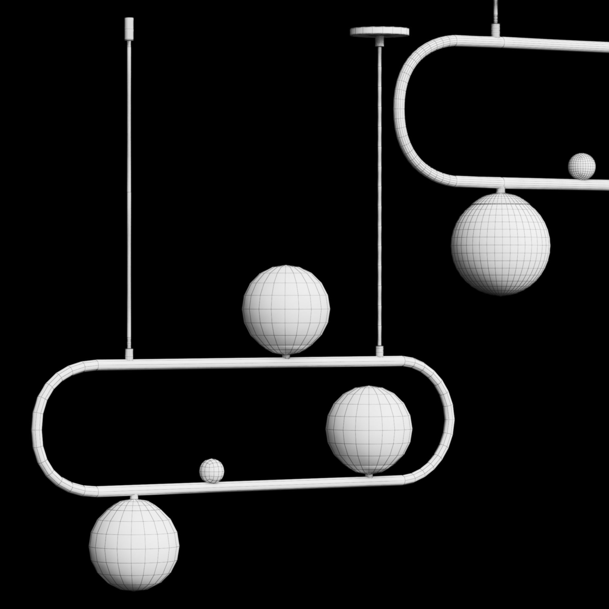 Chandelier Felicitat Chandelier 103 3D model_6