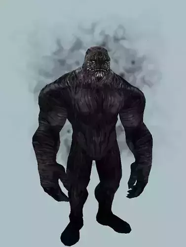 Monster from Hellbound Low-poly 3D model