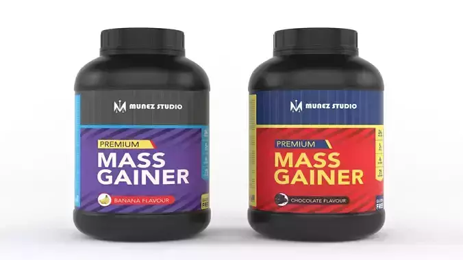 Protein Powder 3D model