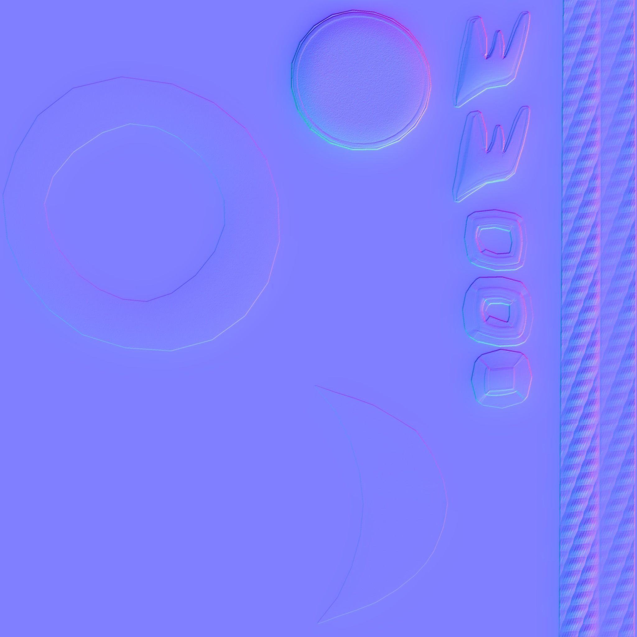 Army Uniform Hat Low-poly 3D model_10