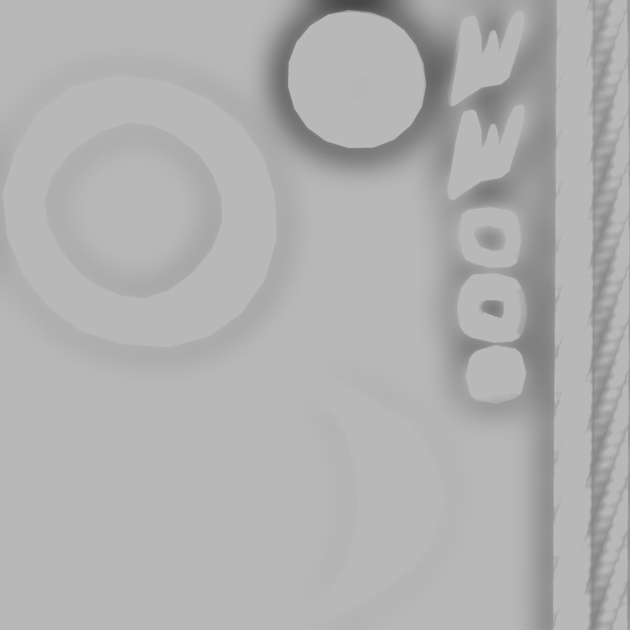 Army Uniform Hat Low-poly 3D model_11