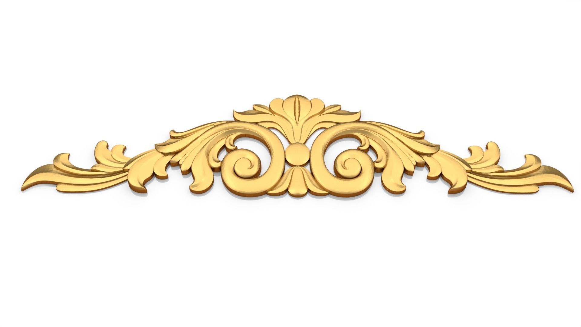 Classic decor ornament 97 3D model_3