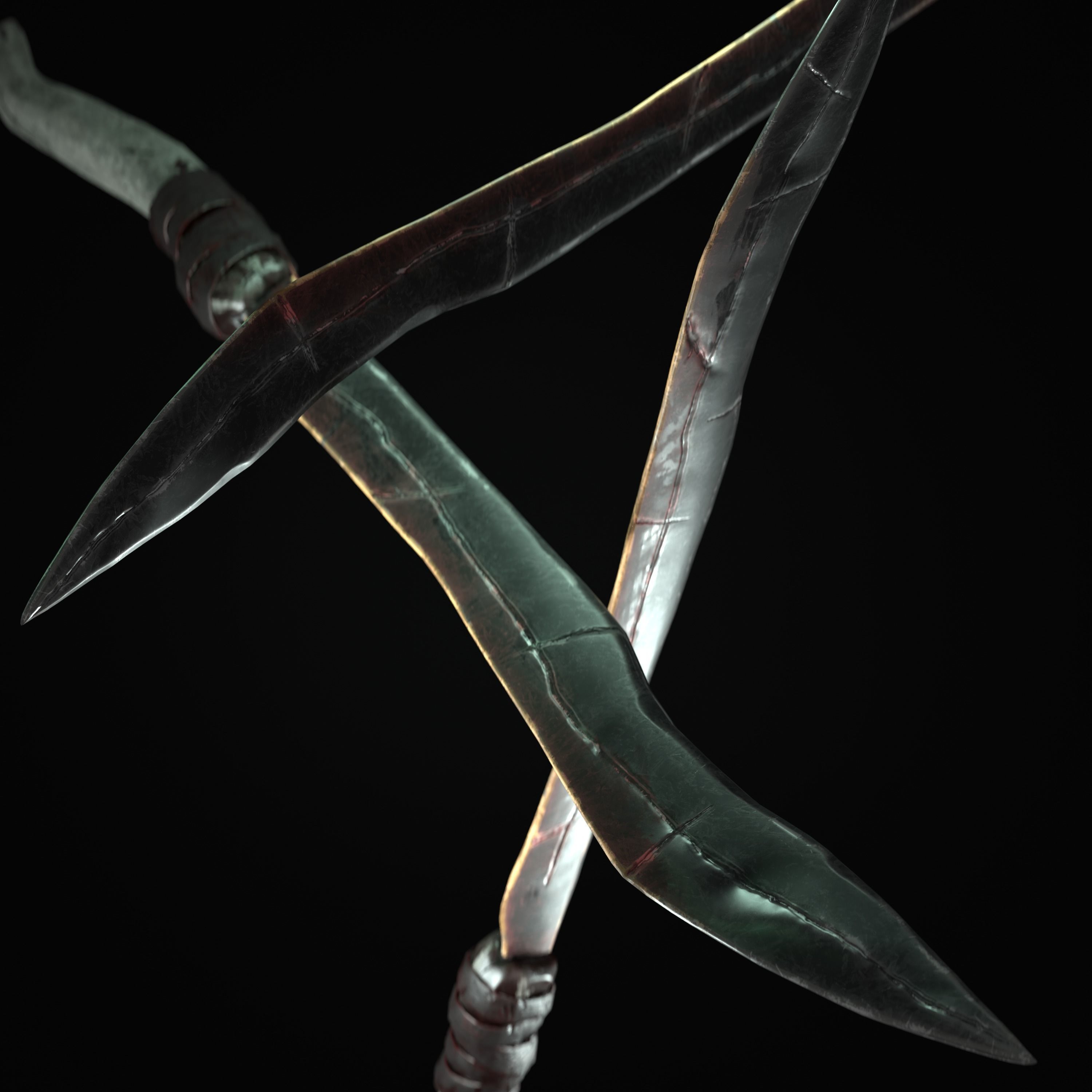 Sabre-Sword Mark III Low-poly 3D model_11