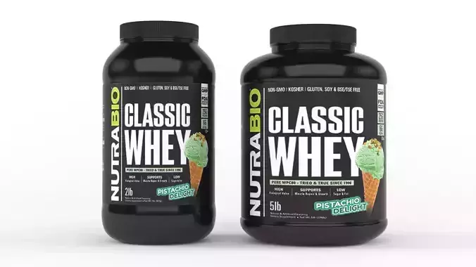 Protein Powder 3D model