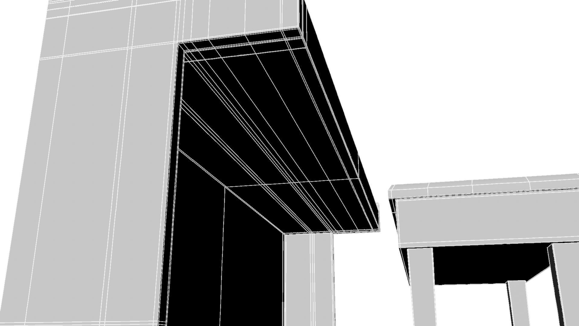 Paino piano with stool 3D model_39