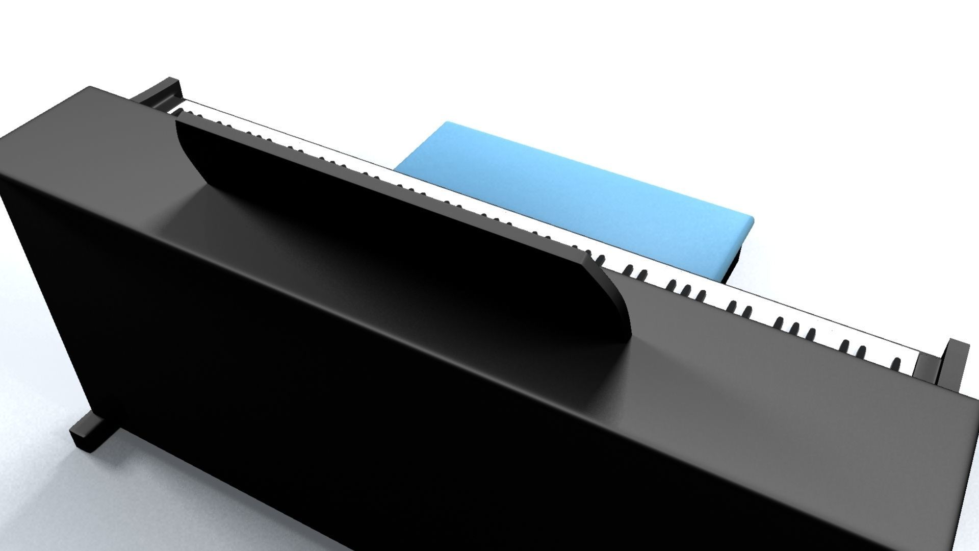 Paino piano with stool 3D model_7