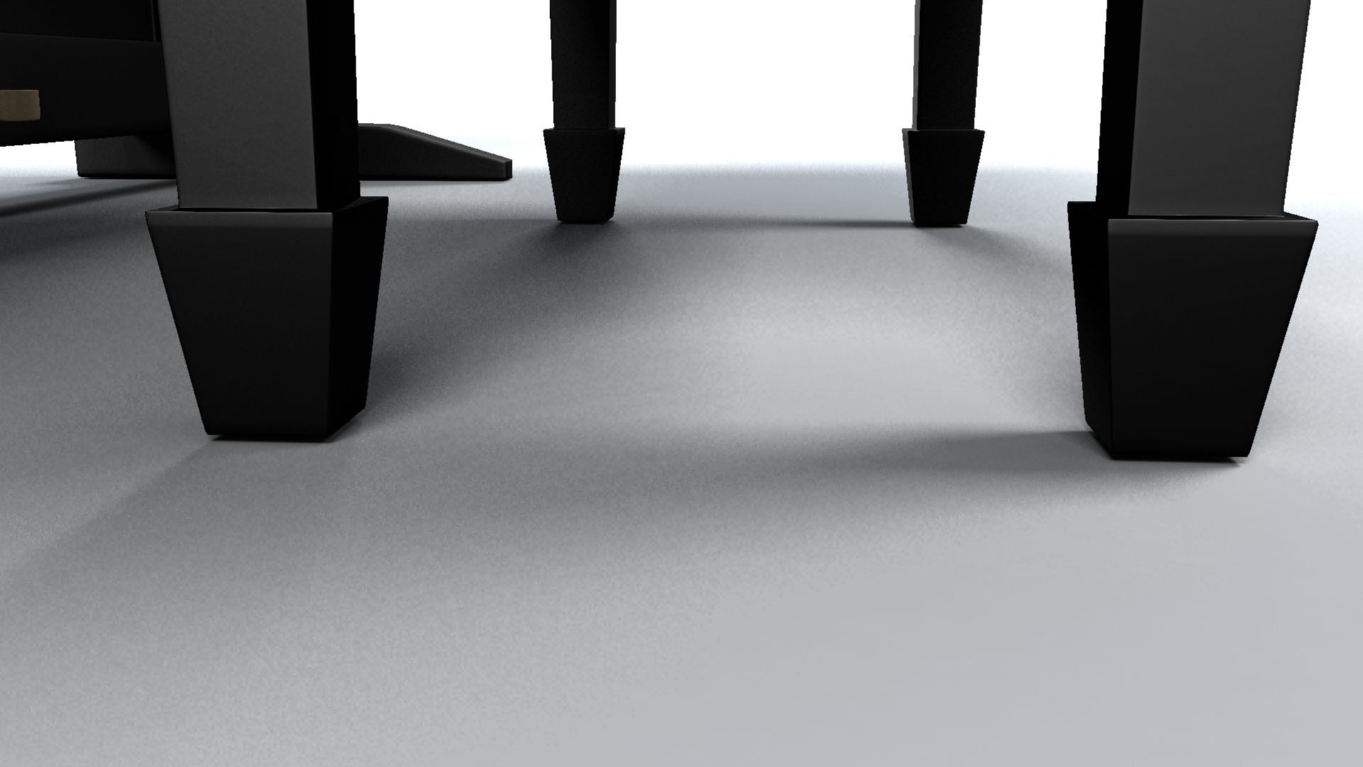 Paino piano with stool 3D model_18