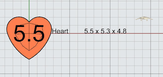 1 to 13 US Sizes Heart twin shank ring stl verified  3D print model_4