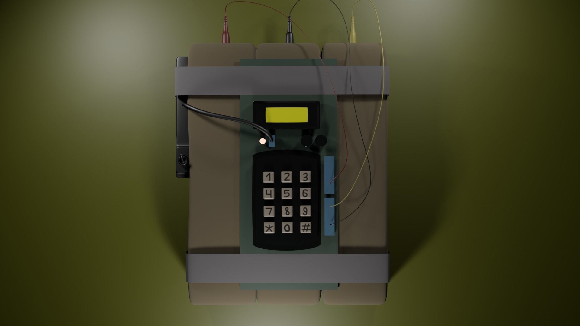 c4 bomb free 3D model | CGTrader