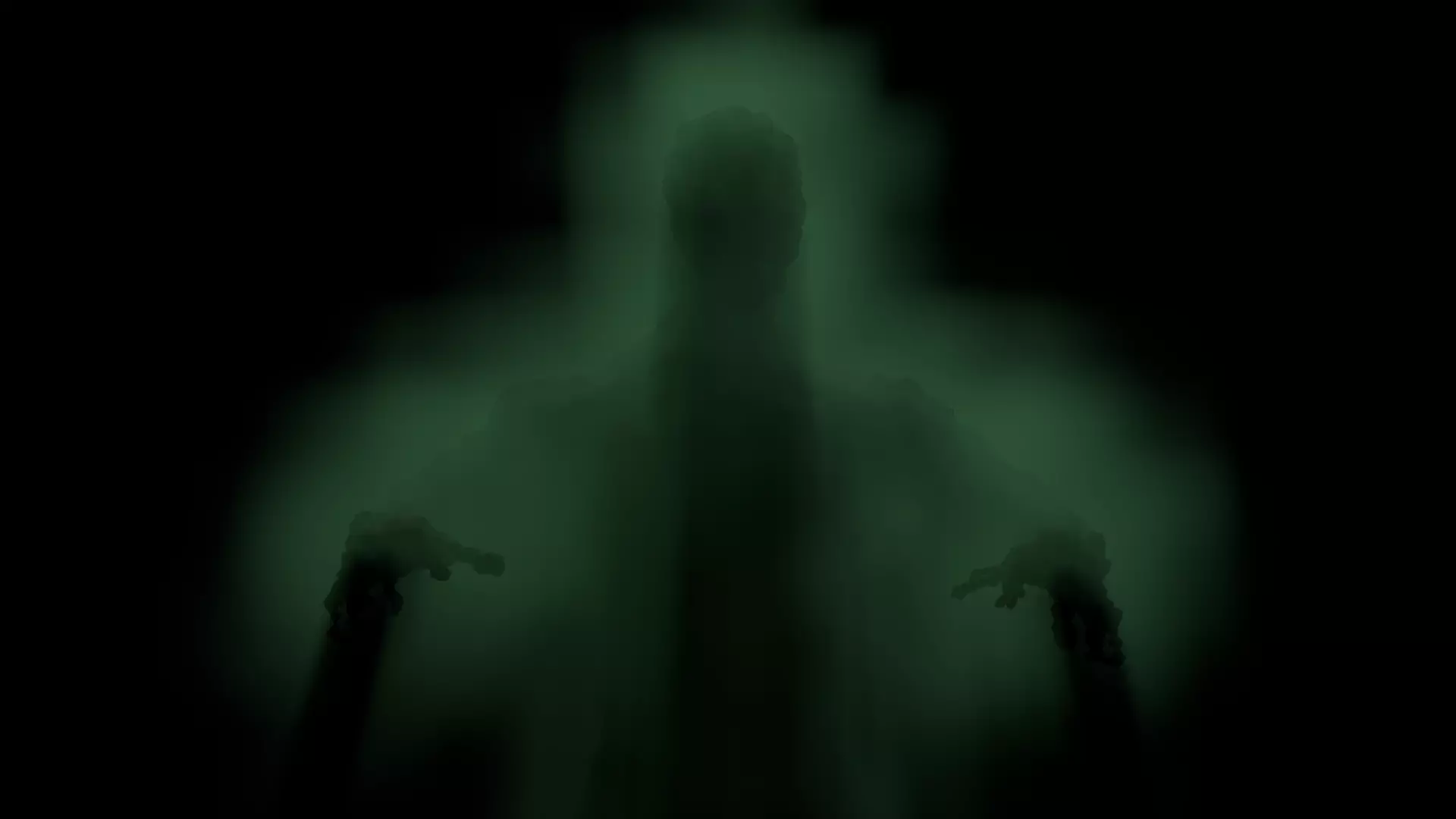 Ghost in wallpaper Low-poly 3D model_0