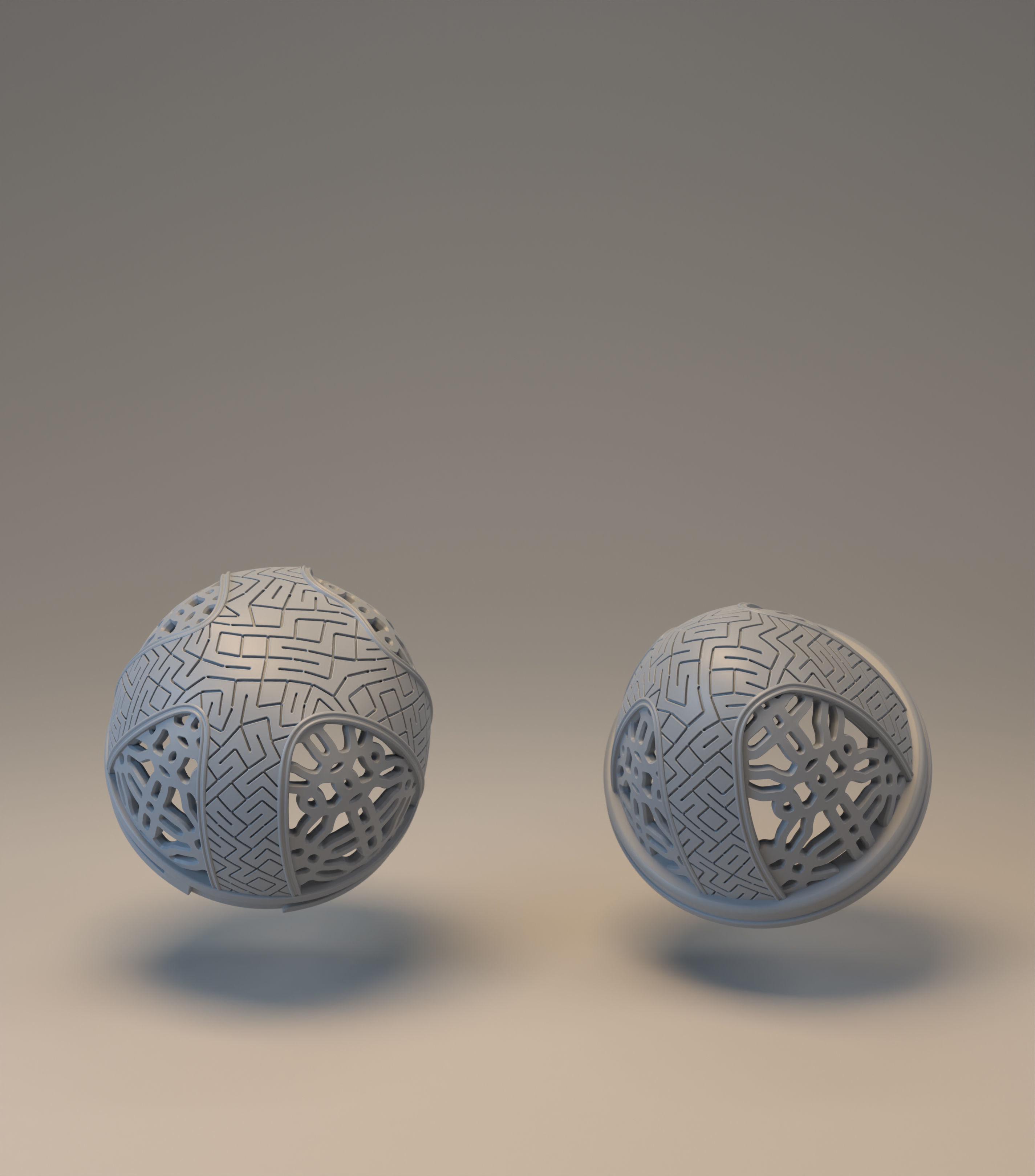 Easter egg with carved ornament - Nummer 06 3D print model_4