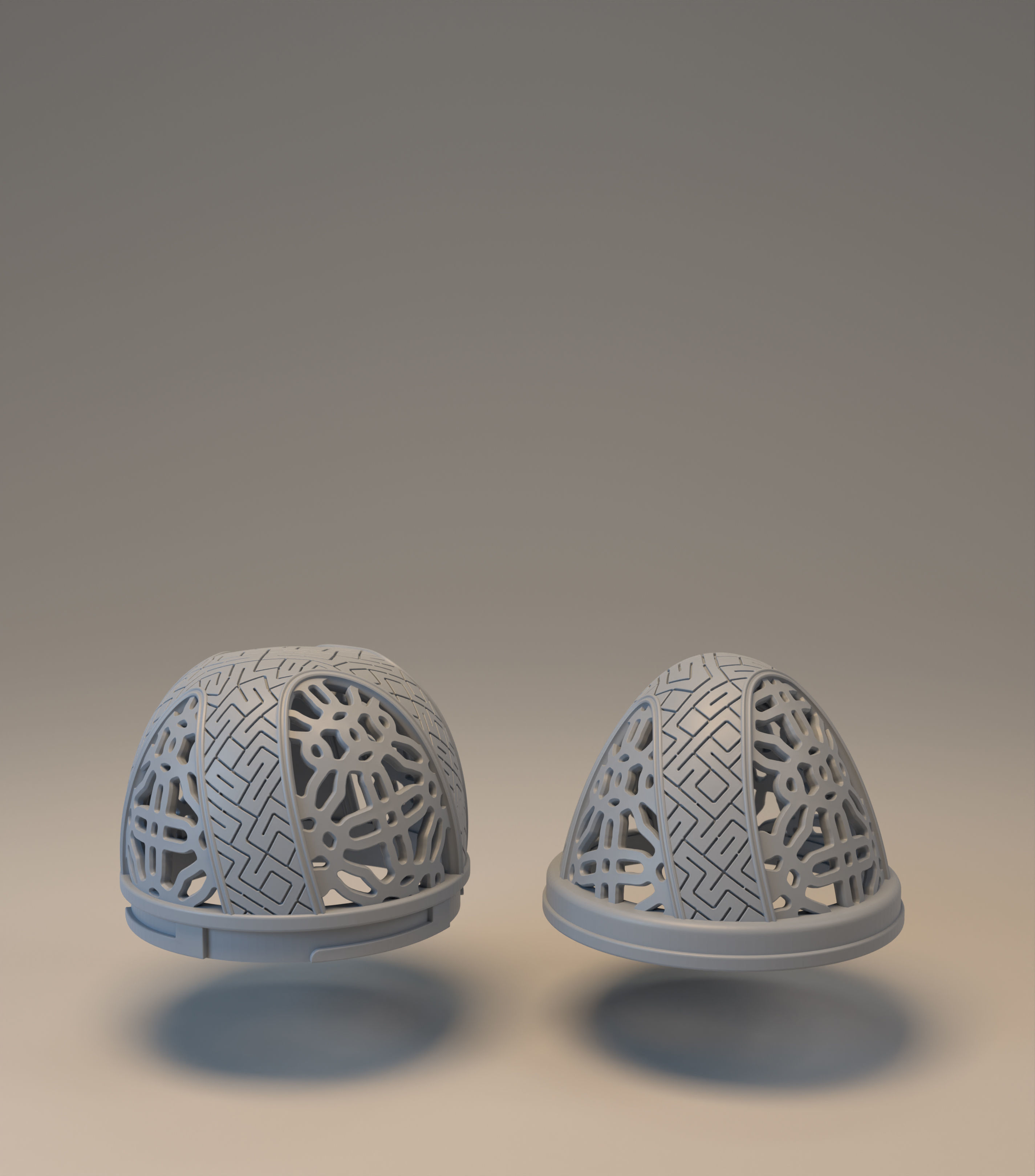 Easter egg with carved ornament - Nummer 06 3D print model_5