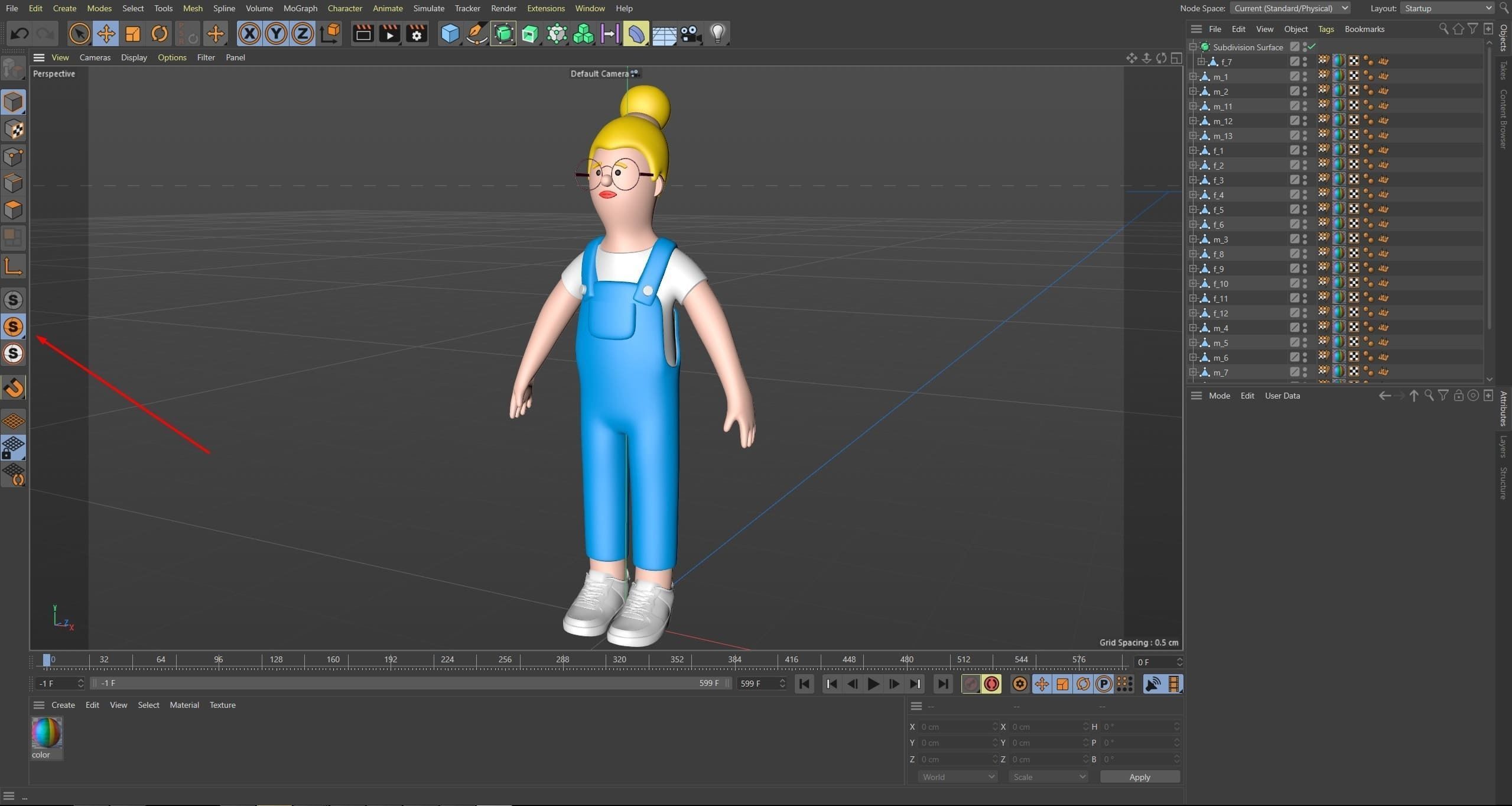 Cartoon Characters Low-poly 3D model_26