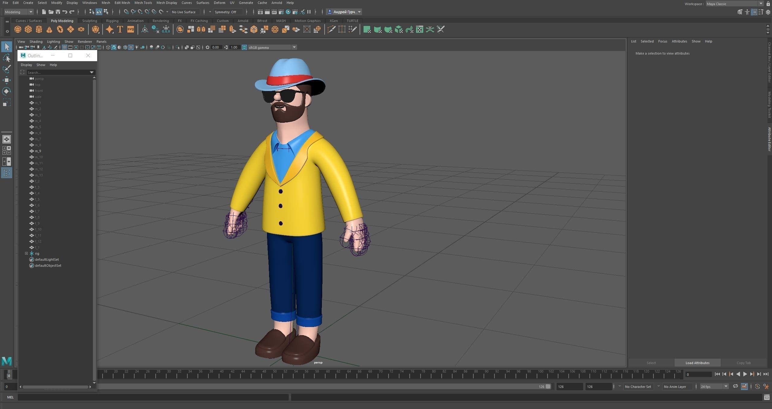 Cartoon Characters Low-poly 3D model_25