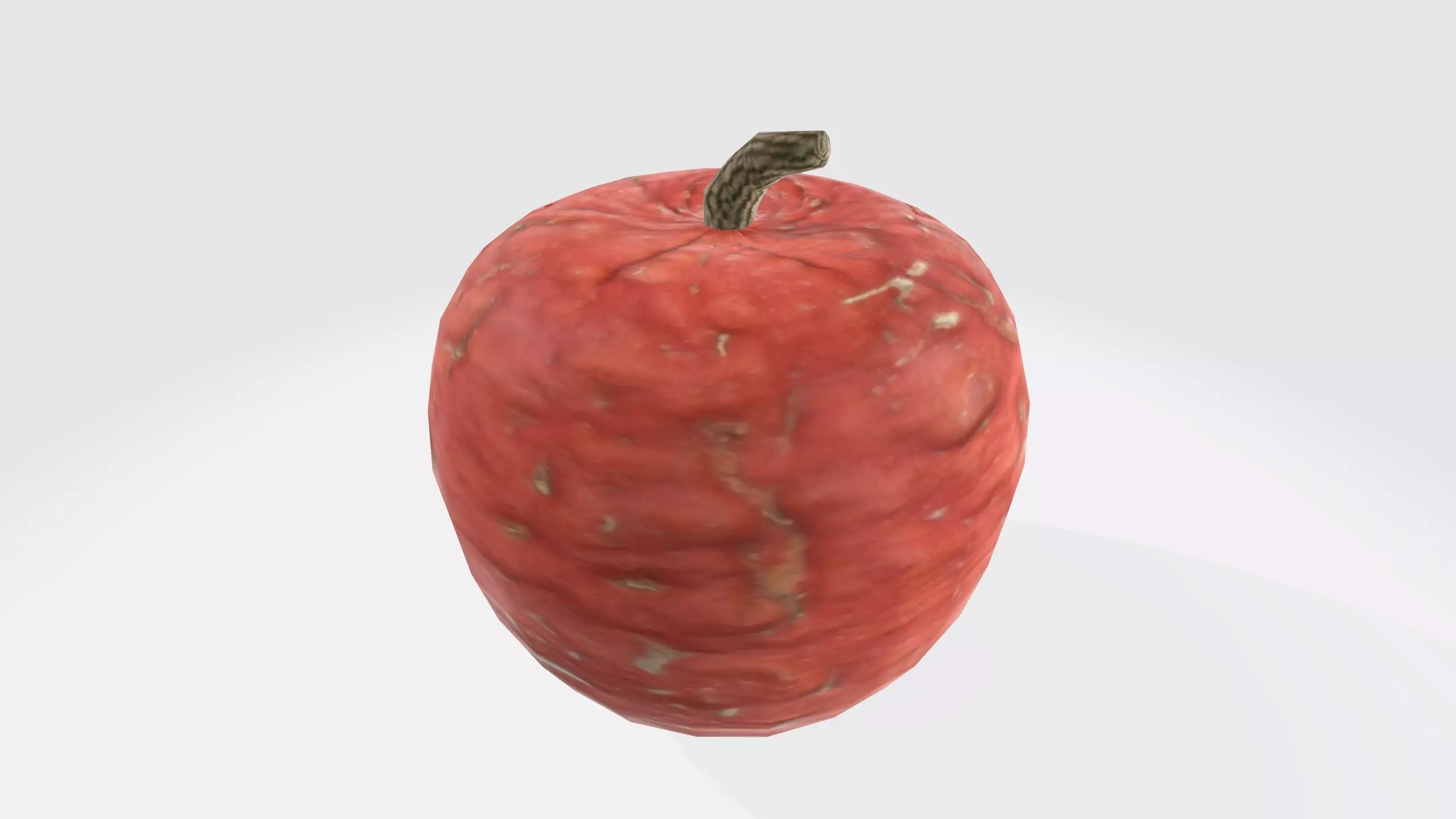 Pumpkin apple Free low-poly 3D model