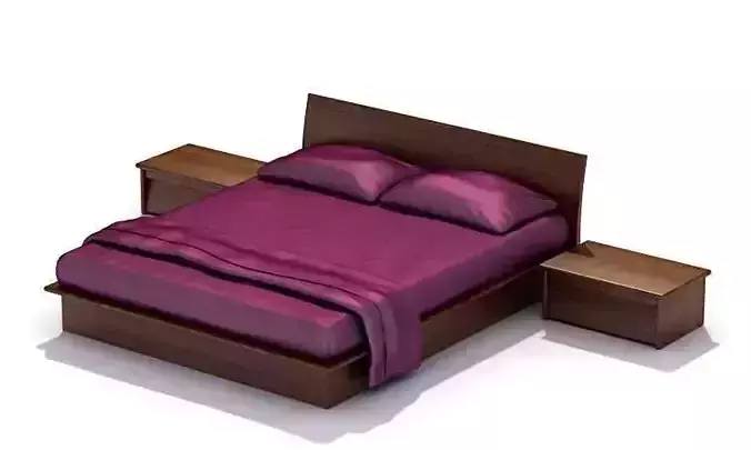 Bed With End Tables