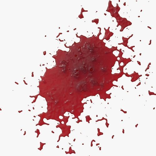 Blood Stain 5 3D model