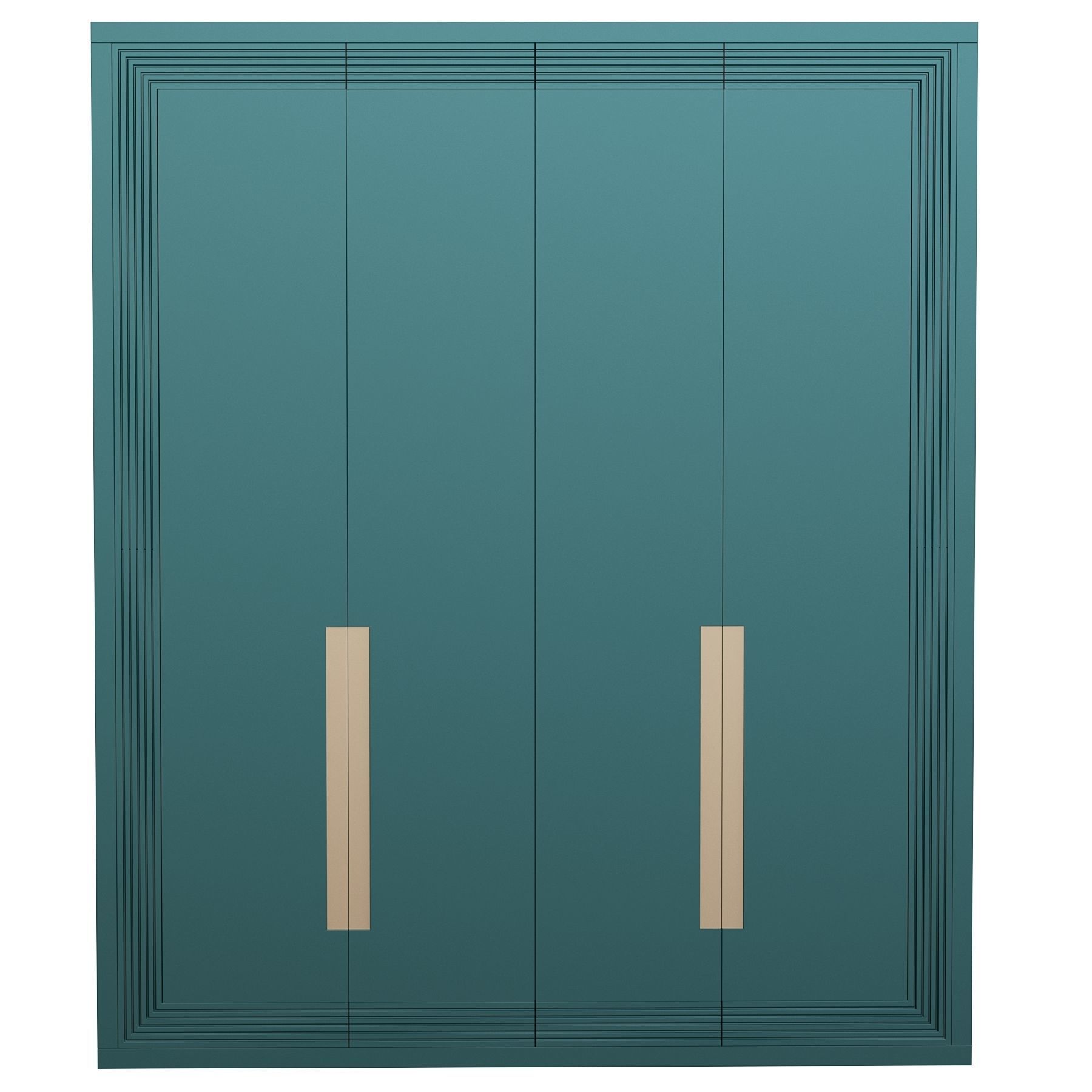 Cupboard Silver 3D model_1