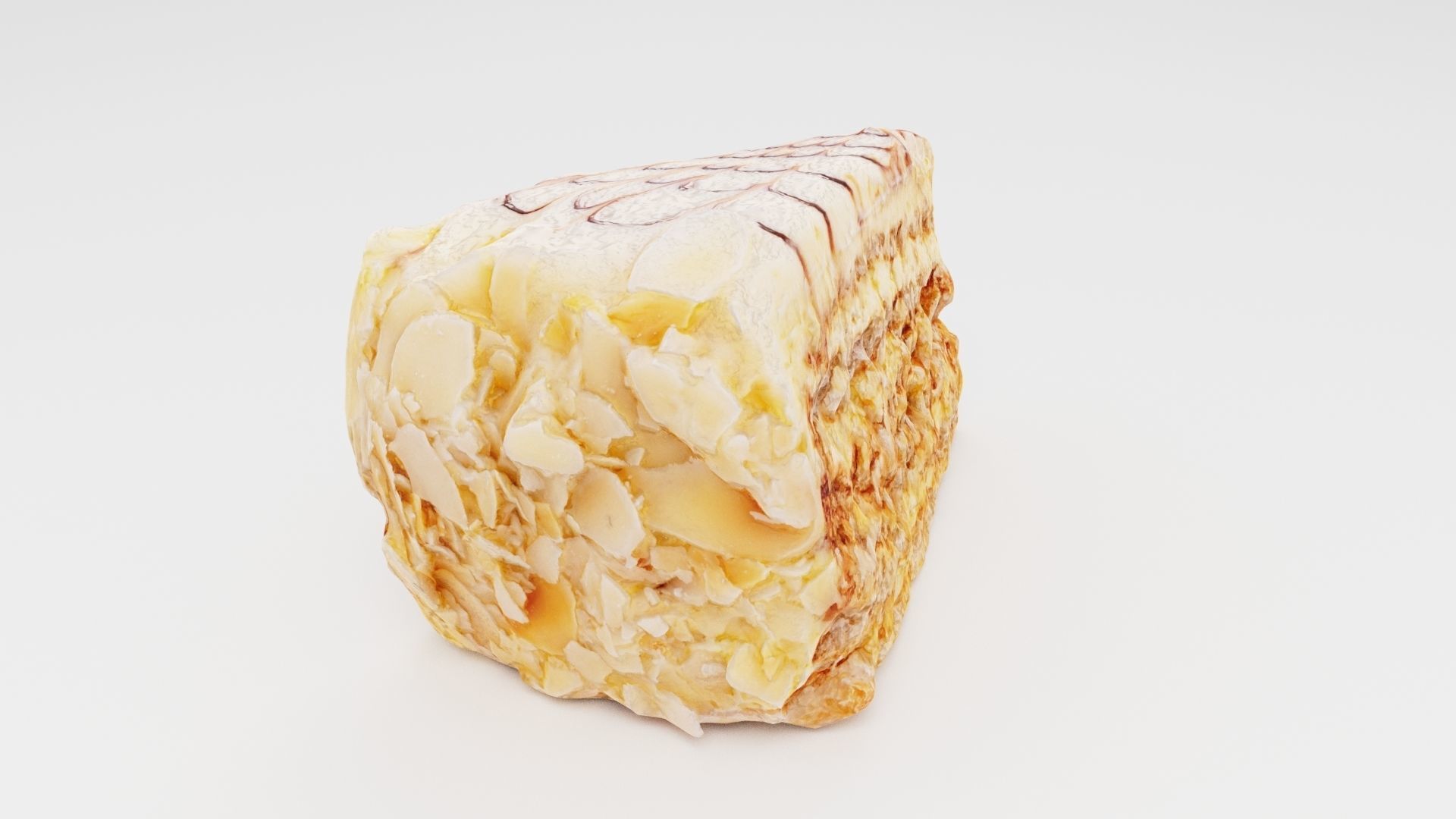 Hungarian cake Esterhazy torta 3D model_5