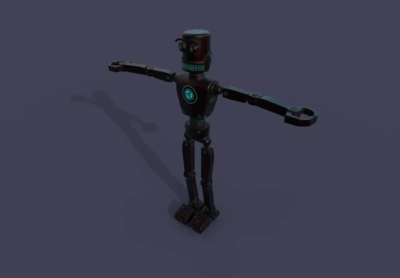 Robot Free 3D model_0