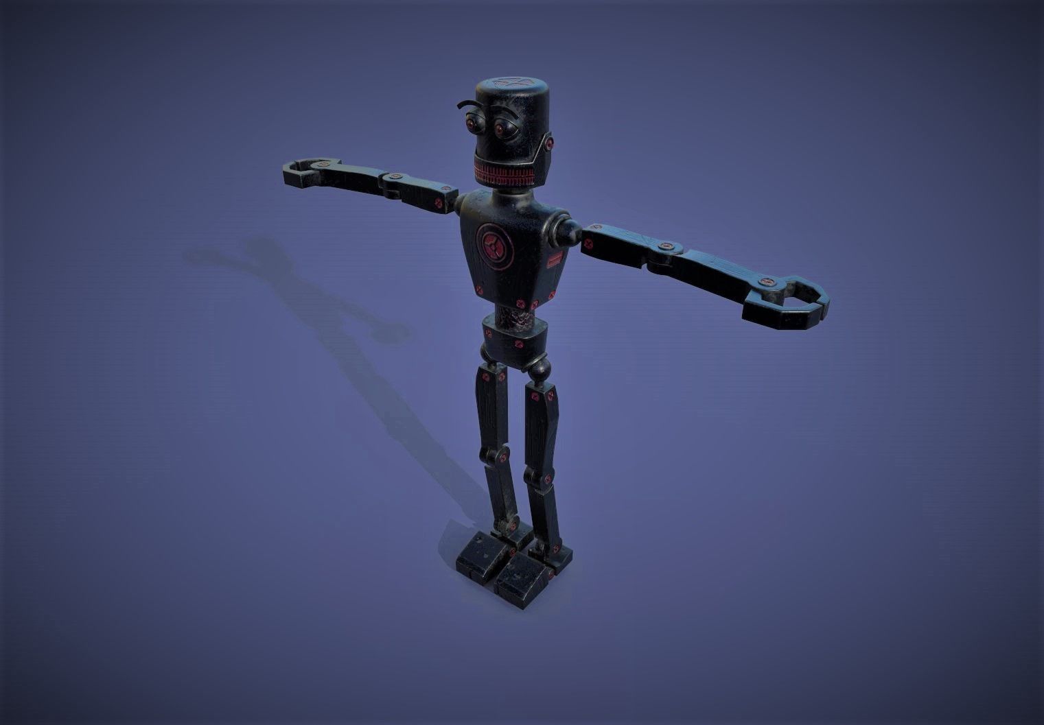 Robot Free 3D model_1