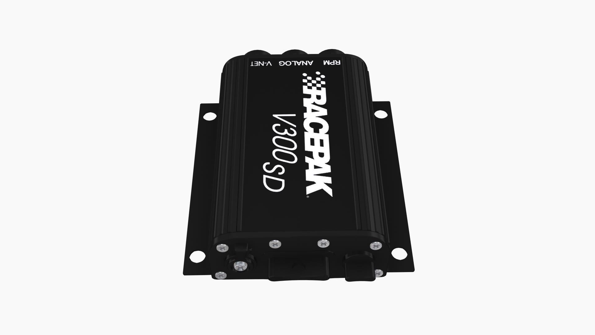 Racepak V300 SD Data Logger Low-poly 3D model_1