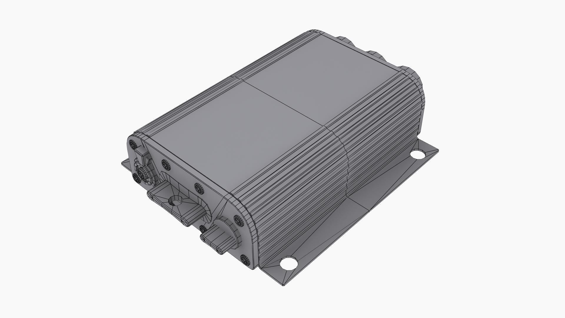 Racepak V300 SD Data Logger Low-poly 3D model_12