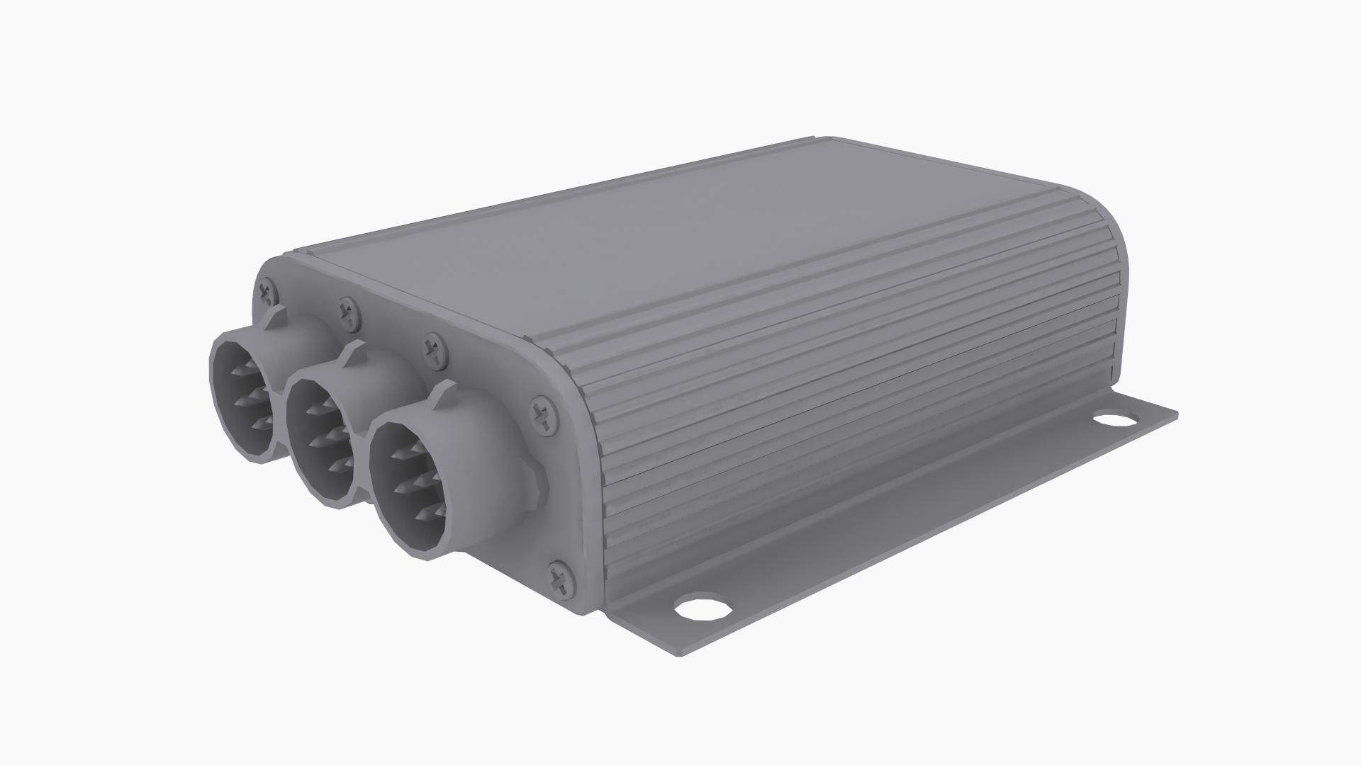 Racepak V300 SD Data Logger Low-poly 3D model_9