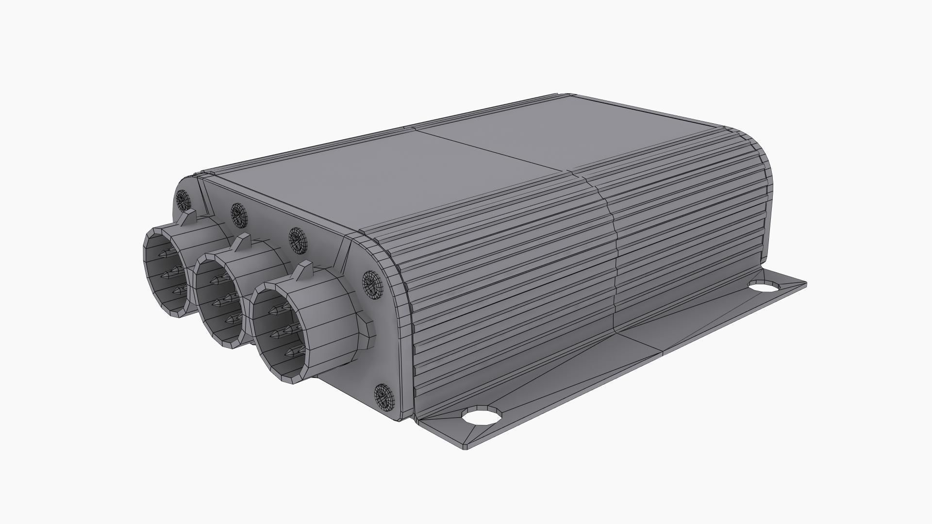 Racepak V300 SD Data Logger Low-poly 3D model_13
