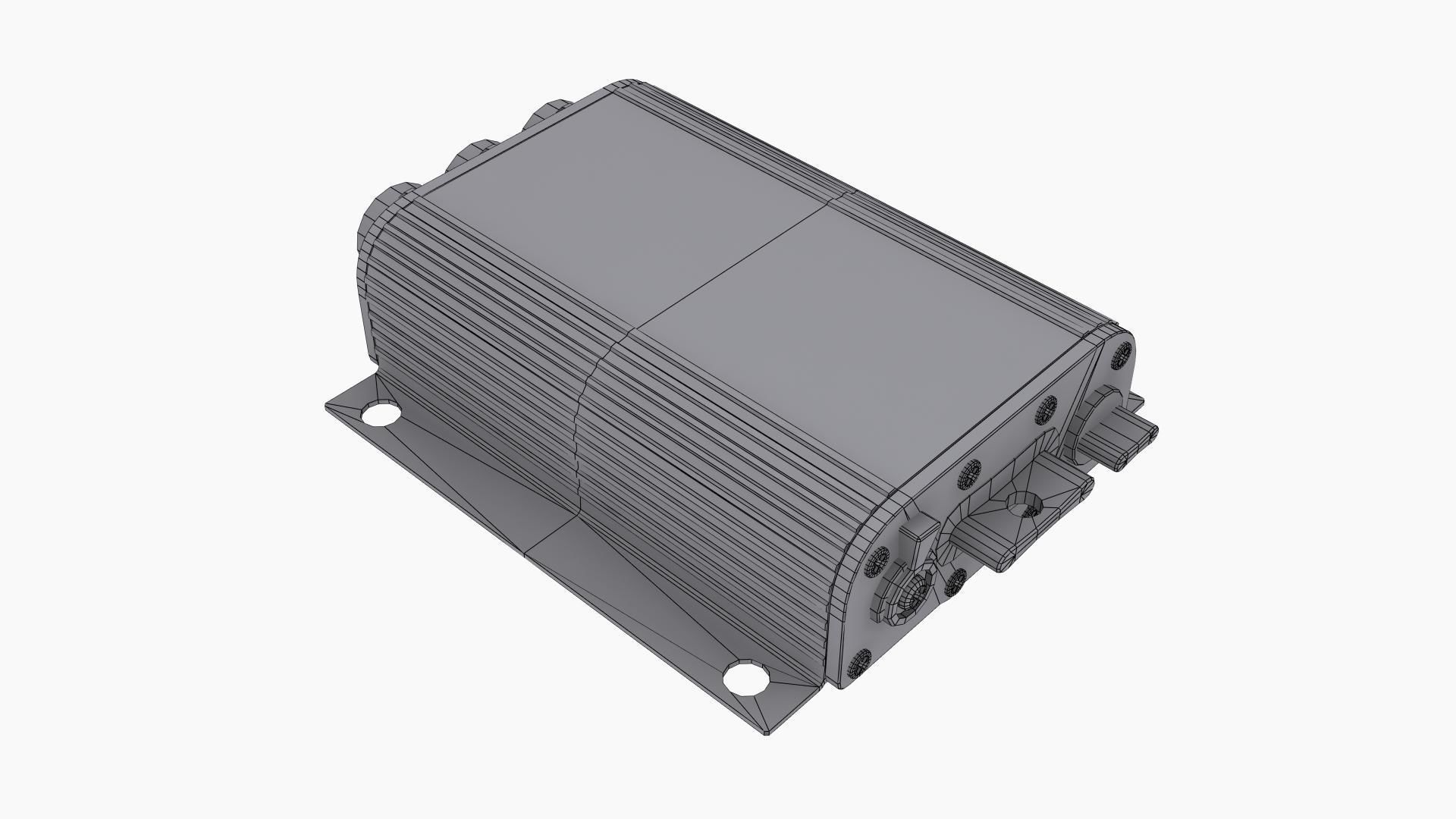 Racepak V300 SD Data Logger Low-poly 3D model_10