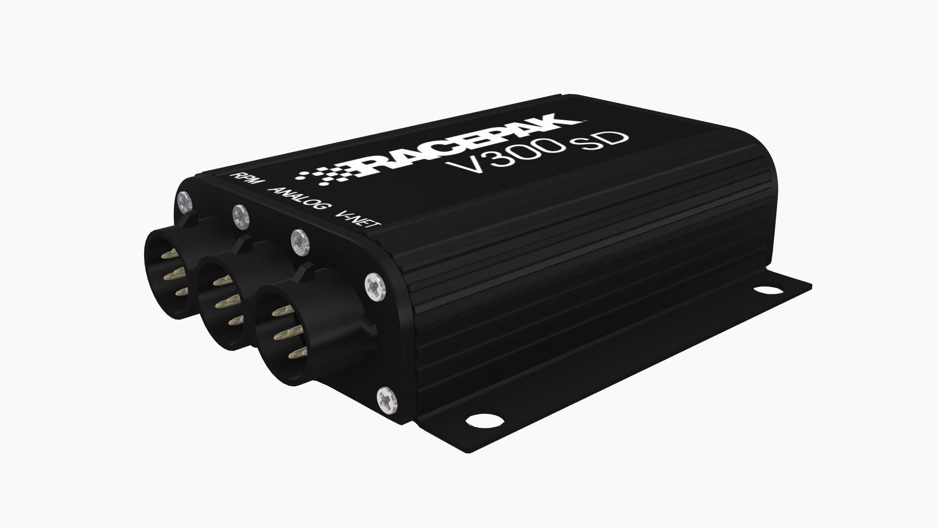 Racepak V300 SD Data Logger Low-poly 3D model_3