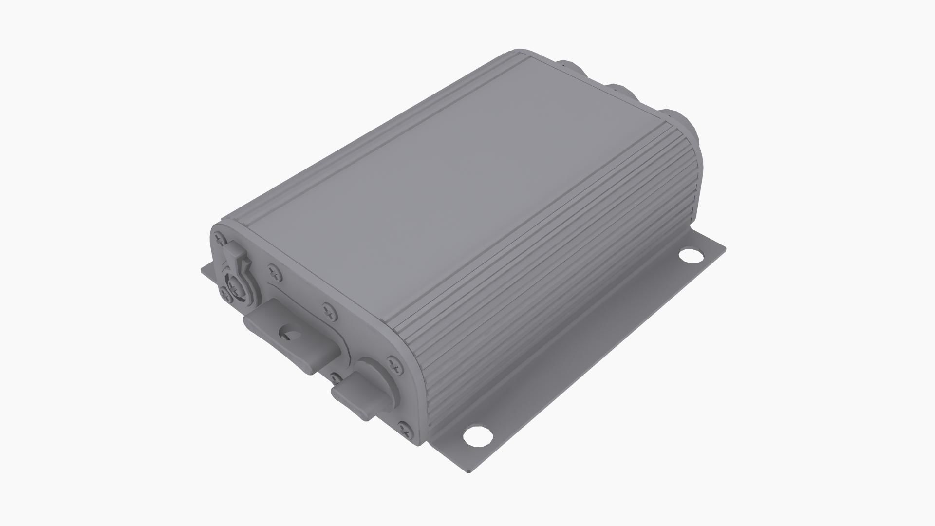 Racepak V300 SD Data Logger Low-poly 3D model_8