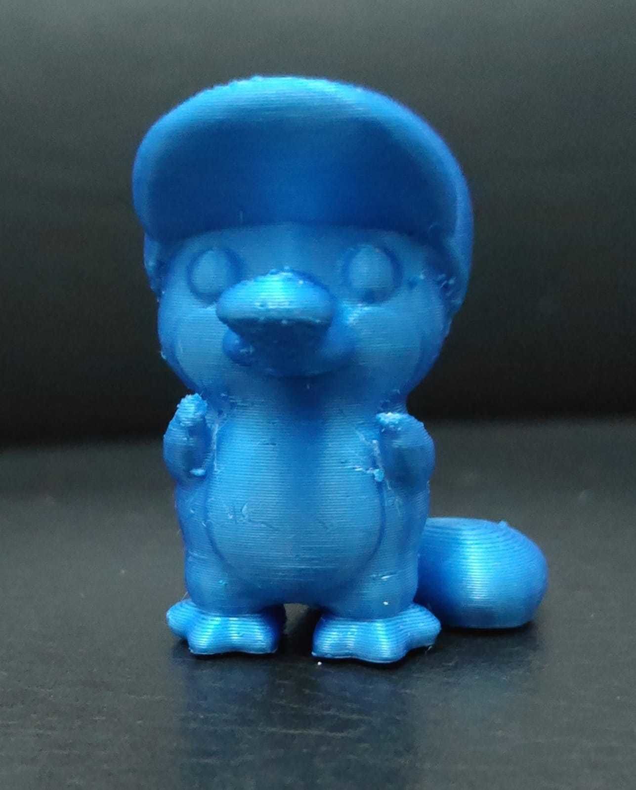 Standing Platypus 3D print model_8