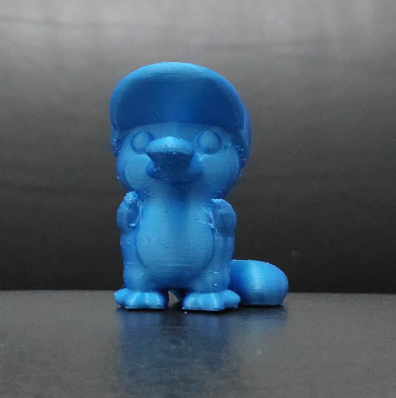Standing Platypus 3D print model_3