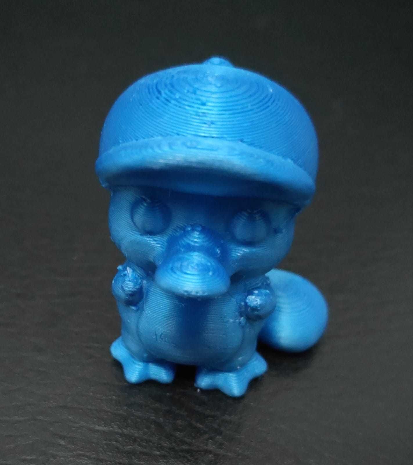 Standing Platypus 3D print model_10