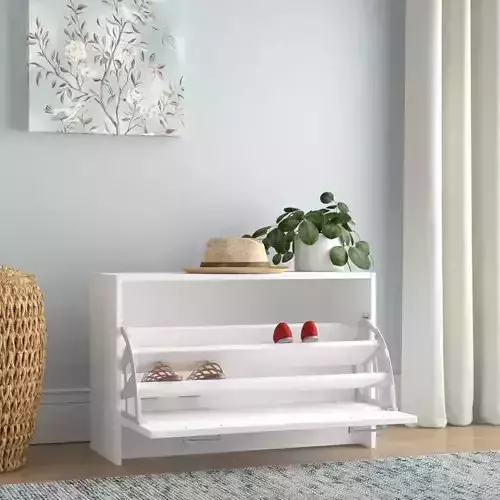 Single Shoe Storage Cabinet - 2 Colour