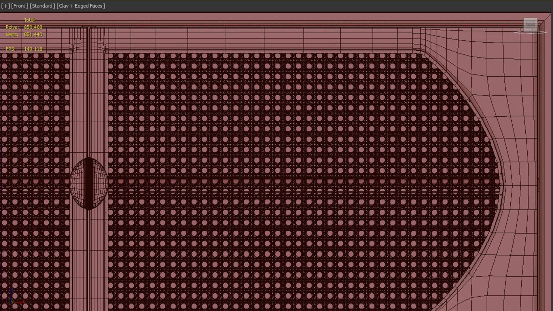  Rattan Sideboard  3D model_6