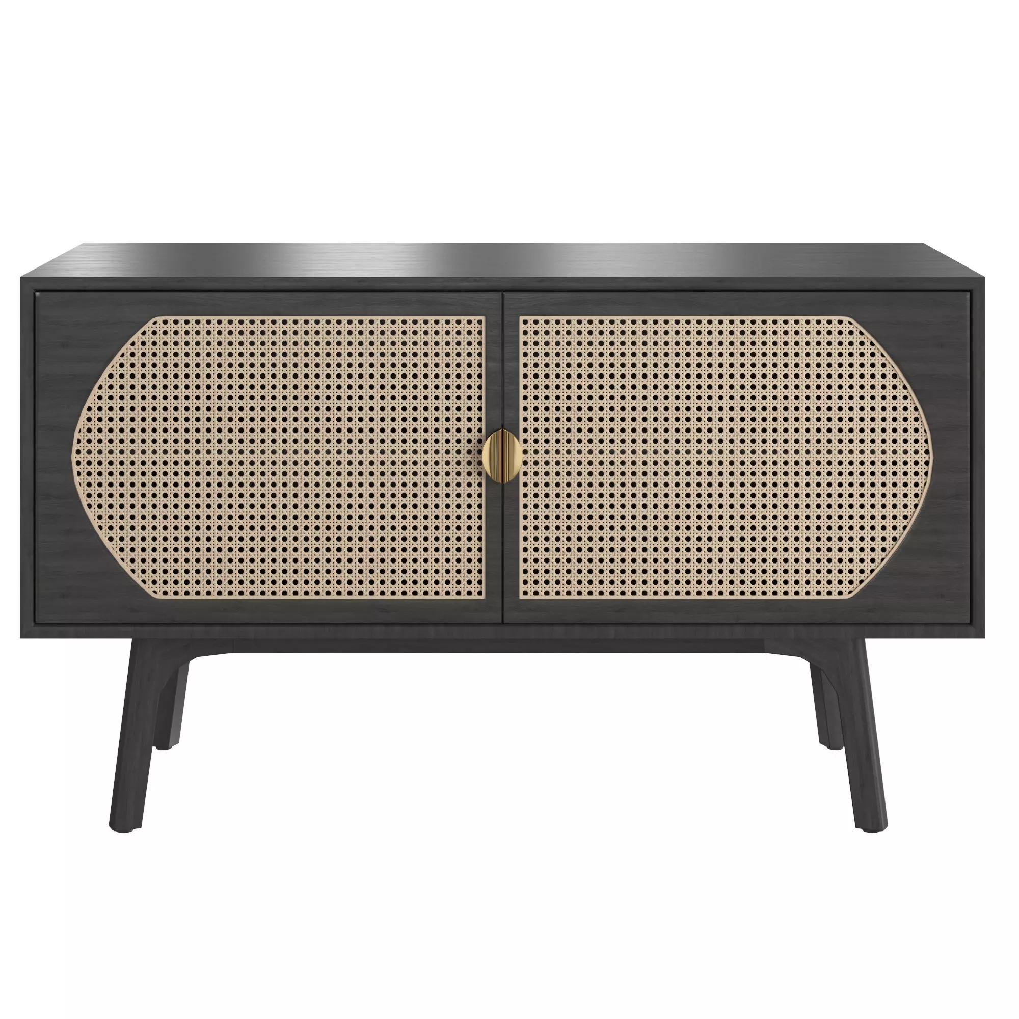  Rattan Sideboard  3D model_0
