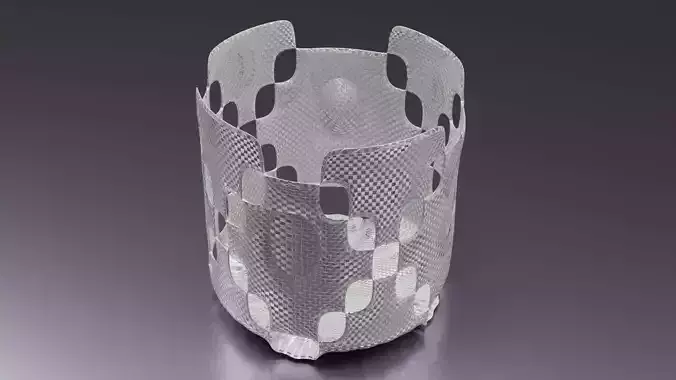 Vase 1 with pattern of dots Free 3D print model