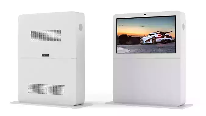 Electronic Kiosk 3D model