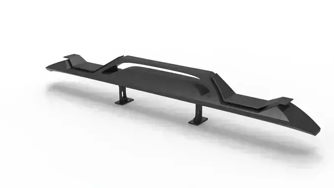 spoiler combo rear  back 3D model