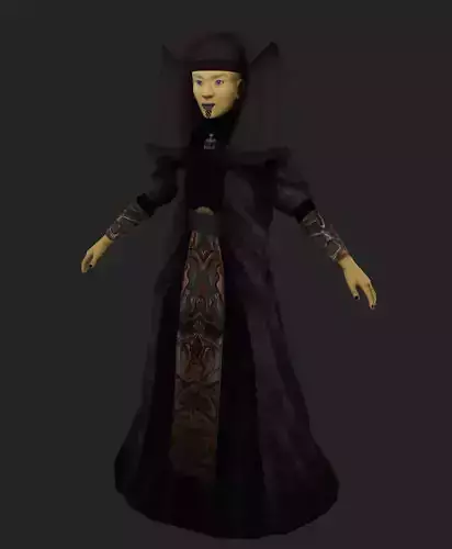 Luminara Unduli Low-poly 3D model