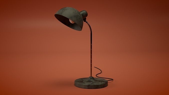 Table lamp Low-poly 3D model