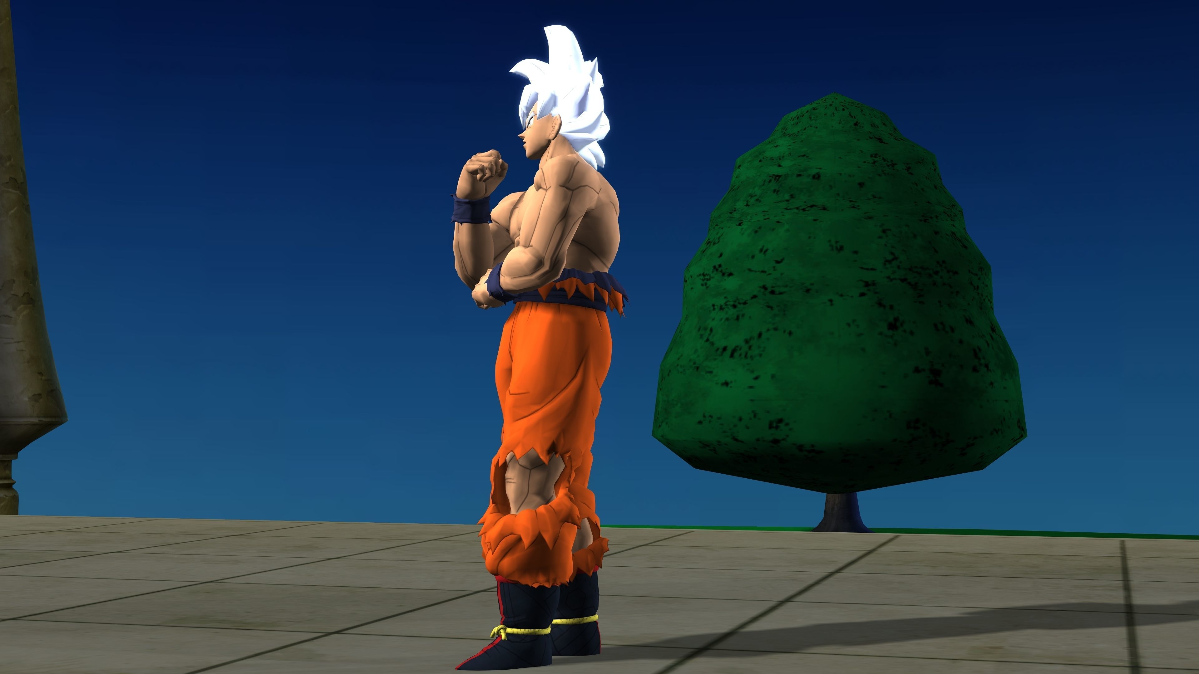 GOKU ULTRA INSTINCT with Animation 3D model_5